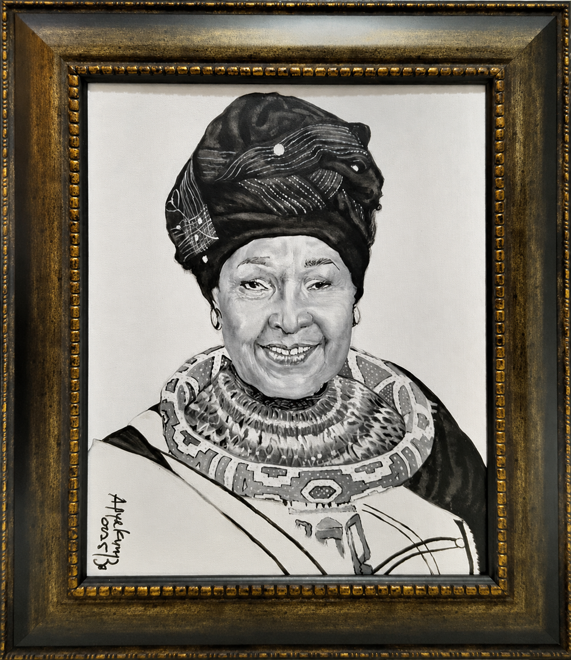 Winnie Madikizela-Mandela — Monochrome by Michael Agyekum